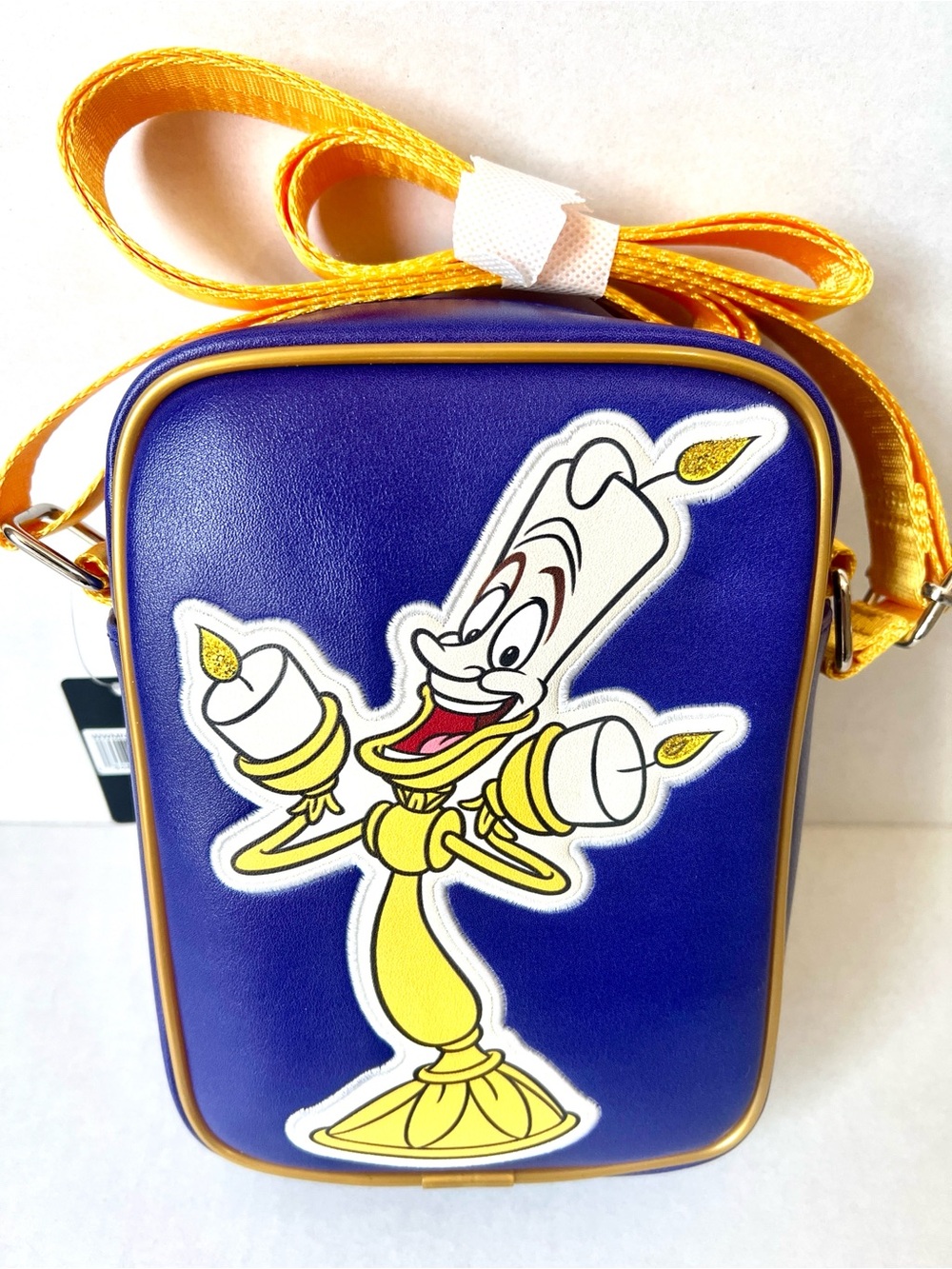 Buckle-Down Disney Purple & Gold Lumière Crossbody Bag